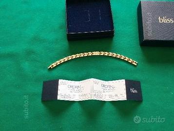 BLISS - bracciale da uomo in acciaio e diamante