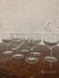 Set 6 Calici da Degustazione in Vetro Trasparente