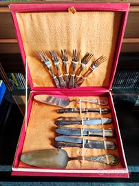 Set Posate Argento 1000 Vintage Anni 60/70