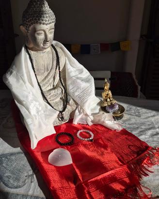 nr 1 mala tibetano e 2 braccialetti 