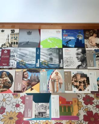 San Marino, serie divisionali Fdc euro 2006 - 2022