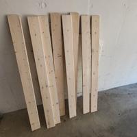 perline in legno dim 133x11x1,5 cm