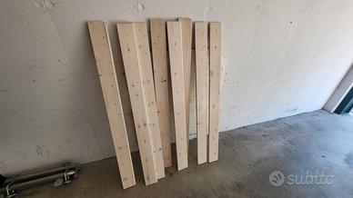 perline in legno dim 133x11x1,5 cm