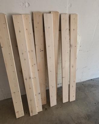 perline in legno dim 133x11x1,5 cm