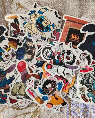 Set 200 stickers misti Stitch Halloween Horror