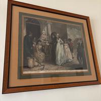 Due stampe stile ottocentesco