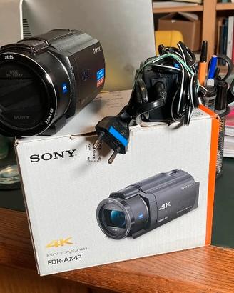 Telecamera Sony FDR AX43 A nuova