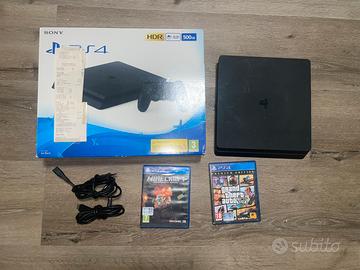 Sony Playstation 4 SENZA CONTROLLER con due giochi