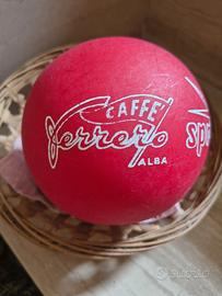 Palla da pallapugno Caffè Ferrero Alba Anni 70/80