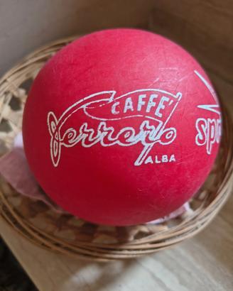 Palla da pallapugno Caffè Ferrero Alba Anni 70/80