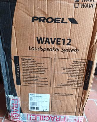 cassa amplificata Proel Wave 12
