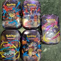 Mini Tin Megaevoluzioni Art Set completo