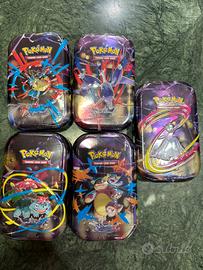 Mini Tin Megaevoluzioni Art Set completo