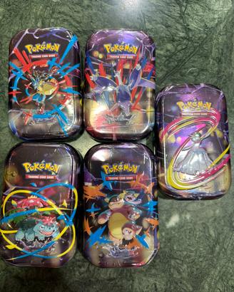 Mini Tin Megaevoluzioni Art Set completo