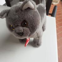 peluche trudi gatto grigio