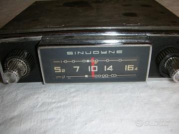 Autoradio Sinudyne vintage anni 60