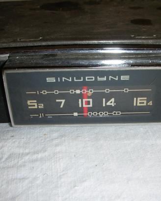 Autoradio Sinudyne vintage anni 60
