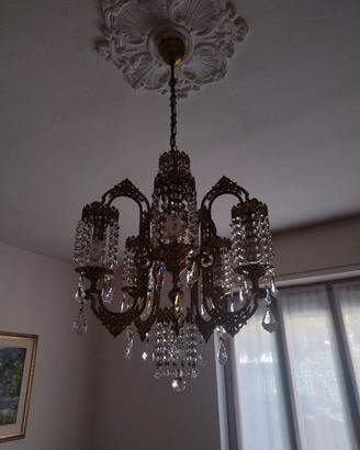 Lampadari abat-jour con veri cristalli