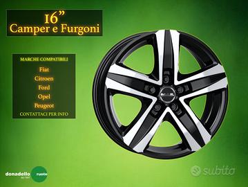 Cerchi in Lega Mak 16" per Camper e Furgoni