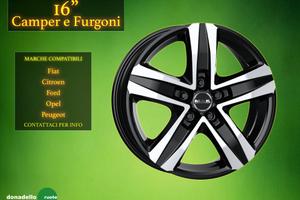 Cerchi in Lega Mak 16" per Camper e Furgoni