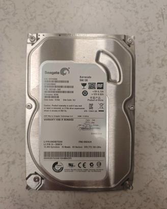 Hard DiskHDD 500 GB sata