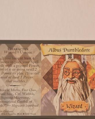 Harry Potter TCG Silente lingua inglese 