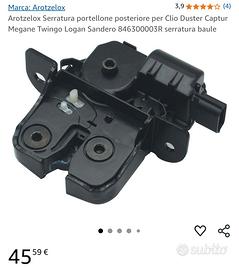 Serratura portellone Renault Dacia 