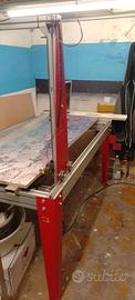 pantografo cnc a filo caldo per taglio 2d completo