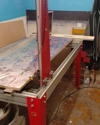 pantografo cnc a filo caldo per taglio 2d completo