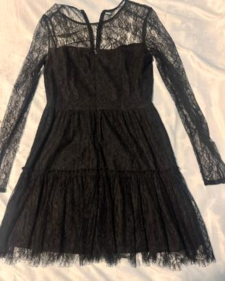 Abito Guess nero in pizzo
