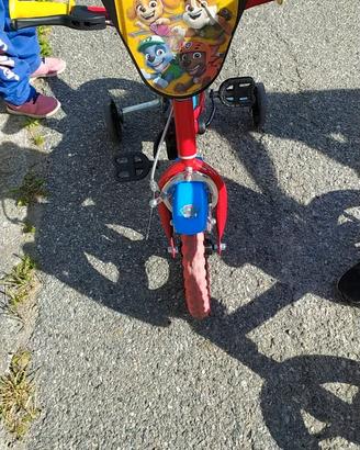 bicicletta paw patrol