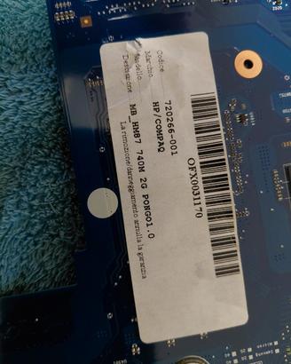 Scheda Madre PC Portatile HP Envy 17 - NVIDIA 