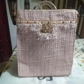 zainetto Enrico Coveri in tessuto col cartellino