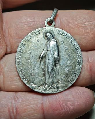 Medaglia Madonna Immacolata Concezione 32mm Argent