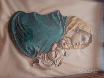 quadro Madonna in gesso