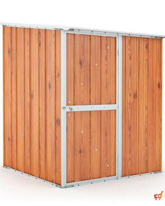 Casetta box lamiera di Acciaio 155x175 fin legno