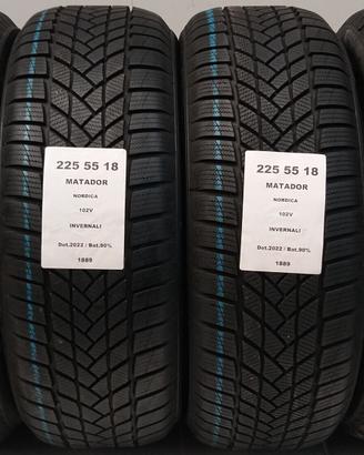 4 GOMME 225 55 18 MATADOR A1889