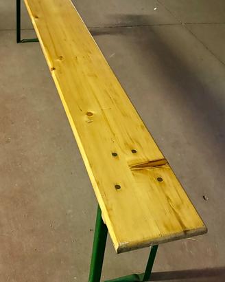 Panca da birreria, giardino campeggio