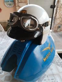 Moto Guzzi Serbatoio d'epoca con chiave+Casco Occ
