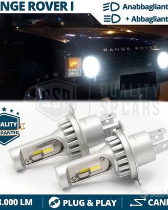 LAMPADINE LED H4 Fari RANGE ROVER CLASSIC 6500K