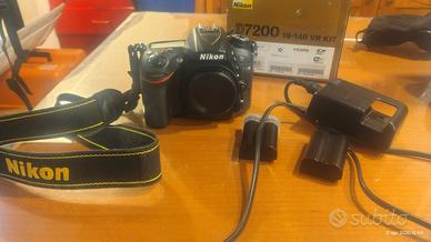 Nikon D7200 5000 scatti +sigma 18/300+ 35 mm f1.8