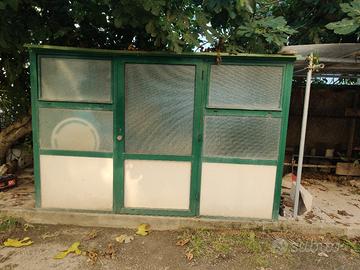 casetta da giardino in alluminio