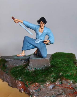 Figure Goemon Lupin III su base artigianale 