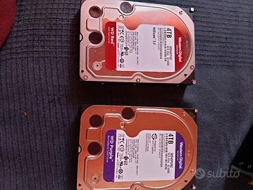 2 HD da 4 tera + box multimediale non funzionante 