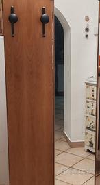 appendi abiti da corridoio con specchio 