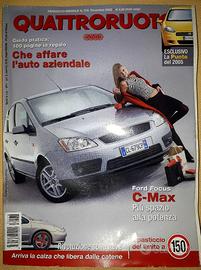 Quattroruote alfa 166- ford c-max- fiat idea-opel-