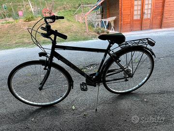 Bicicletta Unisex D-Road a marce colore nero