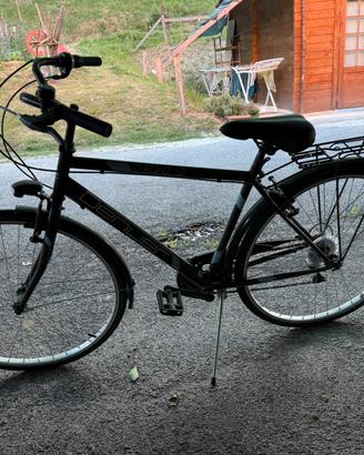 Bicicletta Unisex D-Road a marce colore nero