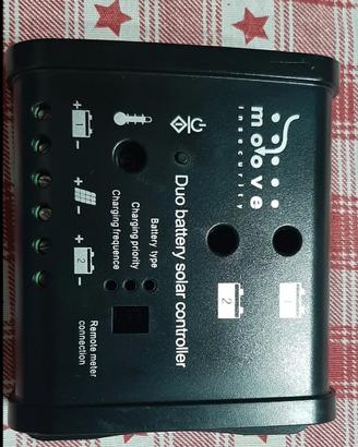 regolatori per camper  anche per due batterie