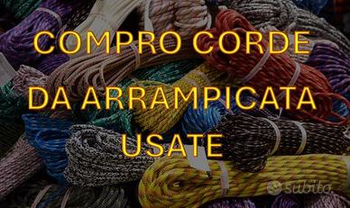 Compr0 corde da arrampicata usate